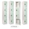 Adiroffice 12 in W, 12 in D, 72 in H, Steel ADI629-204-MGRN-PKG-4 - alternate 1
